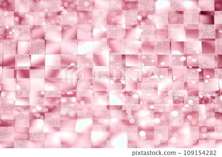 閃閃發光的粉紅金色全像圖背景 109154282