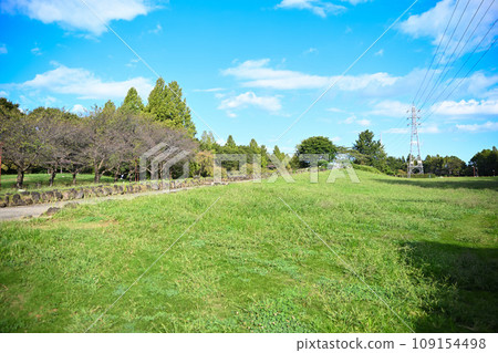 大宮花岡農林公園水上廣場附近的初秋景色 109154498