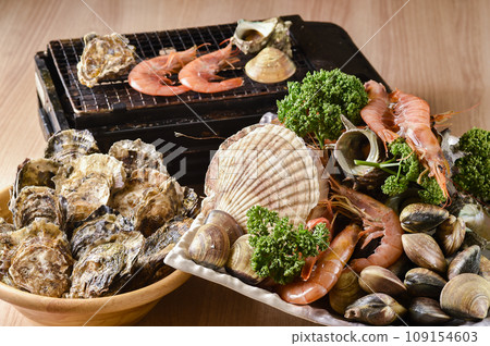 Grilled seafood Grilled seafood 109154603