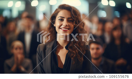 一個自信的職業女性的肖像 109155676