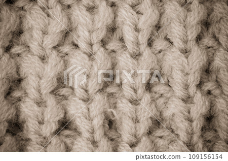 Beige knitted wool Beige knitted wool 109156154