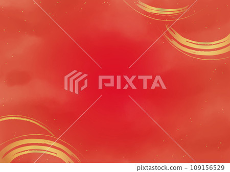 彎曲的日式水彩背景素材 109156529