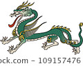 Classic but cute dragon expression_color_background transparent 109157476
