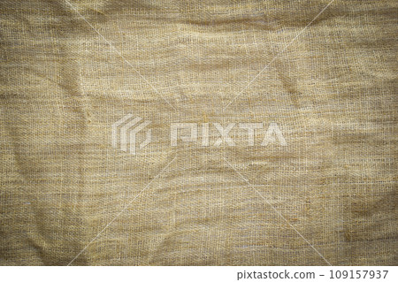 brown sackcloth texture background, crumpled burlap fabric textile for design brown sackcloth texture background, crumpled burlap fabric textile for design 109157937