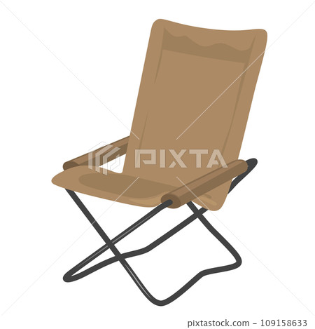 Illustration of outdoor chair Illustration of outdoor chair 109158633