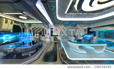 Inspection room in the spacecraft 109159295