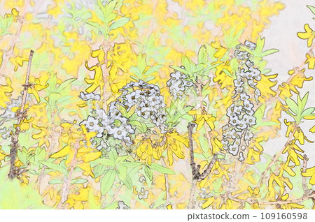 Forsythia and snow willow collaboration 2 109160598