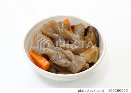 蒟蒻、香菇、水煮雞肉 109160623