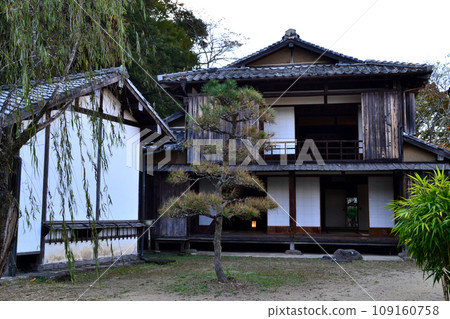 Scenery of the walking course of “History Path” in Takeda City, Oita Prefecture “Old Takeda Manor” 109160758