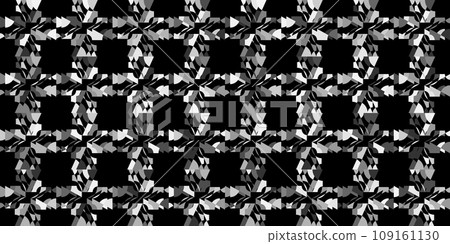 Abstract seamless vector pattern. Monochromatic. Black and white. vector illustration. Eps 10.  109161130