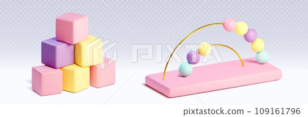 Children toys for educational, training purposes. Children toys for educational, training purposes. 109161796