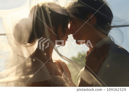 Bride and groom AI generated image AI image Bride and groom AI generated image AI image 109162329