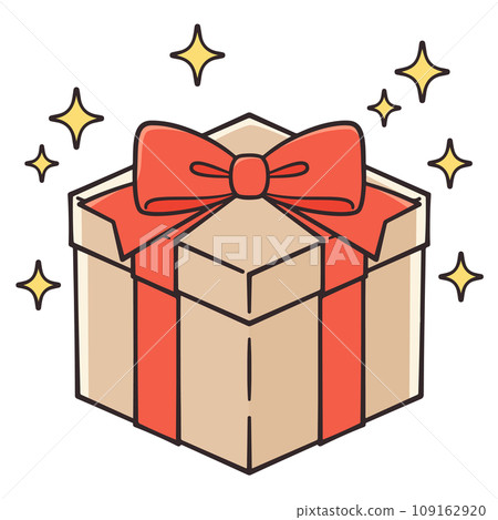 帶有閃亮絲帶的禮品盒 109162920