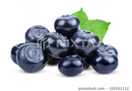 blueberry isolated on white background. 109163132