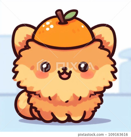 Mikan on the head series Pomeranian 109163616