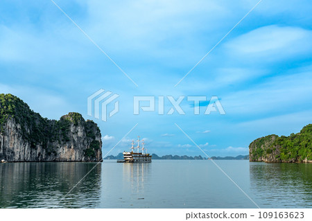 越南下龍灣遊輪與奇怪的岩石 109163623