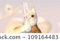 Diseases of cats. 3d render, 3d illustration. 109164483
