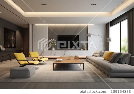 寬敞的客廳 AI 生成圖像 AI 圖像 109164888