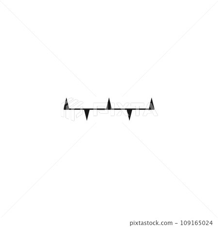 barbed wire icon illustration design 109165024