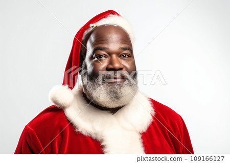 AI 生成的打扮成聖誕老人的黑人肖像 AI 生成的打扮成聖誕老人的黑人肖像 109166127