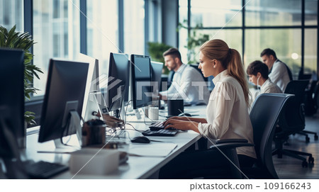 Woman Working in Office 109166243