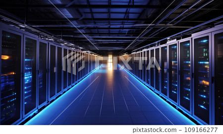 Interior Layout of Data Center Interior Layout of Data Center 109166277