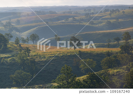 從阿蘇索馬大石山眺望久住連峰的秋景 109167240