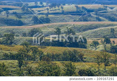 從阿蘇索馬大石山眺望久住連峰的秋景 109167291