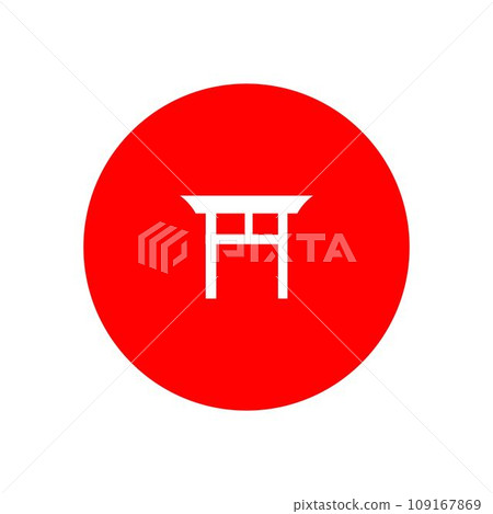 simple gate icon illustration design-插圖素材 [109167869] - PIXTA圖庫