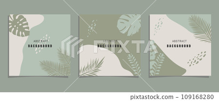 Abstract backgrounds with leaves 109168280