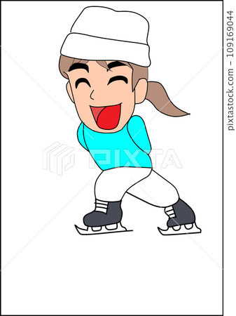 享受滑冰的女人 109169044