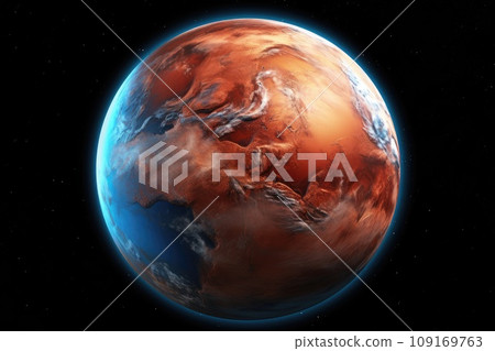 Mars Revealed: Mesmerizing Satellite Snapshot of the Red Planet 109169763