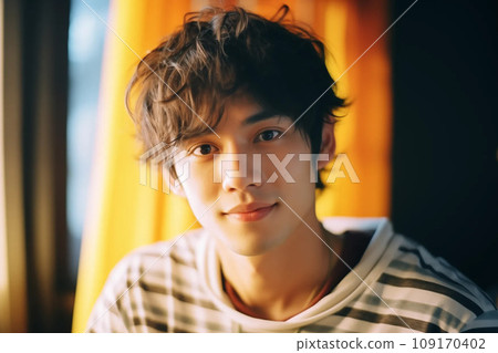 亞洲男性美男“AI生成圖像” 109170402