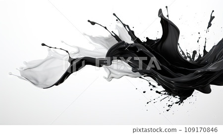 India ink brush material 109170846