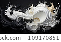 India ink brush material 109170851