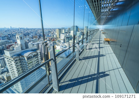 Kawasaki City Hall New Main Building - Cityscape seen from the sky deck [Kawasaki City, Kanagawa Prefecture] 109171271