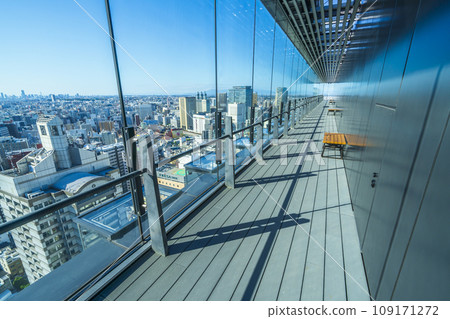 Kawasaki City Hall New Main Building - Cityscape seen from the sky deck [Kawasaki City, Kanagawa Prefecture] 109171272