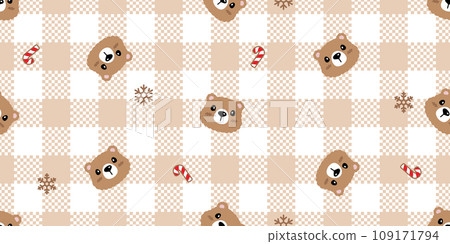bear polar seamless pattern Christmas Santa Claus head face vector checked tartan plaid pet candy cane snowflake doodle cartoon gift wrapping paper tile background repeat wallpaper illustration scarf bear polar seamless pattern Christmas Santa Claus head face vector checked tartan plaid pet candy cane snowflake doodle cartoon gift wrapping paper tile background repeat wallpaper illustration scarf 109171794