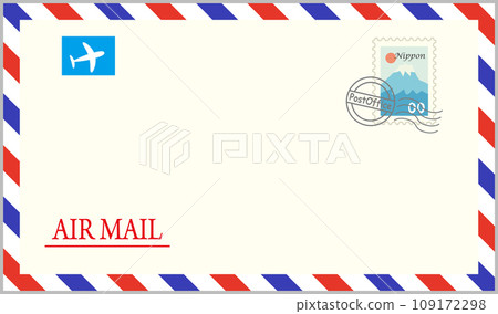 Simple airmail vector illustration 109172298