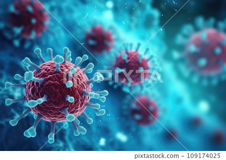 Close up of a virus 109174025