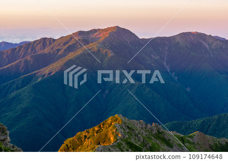 Mount Shiomi, Japan's 100 Famous Mountains in Shizuoka Prefecture, Mt. Akusawa in Morgenroth Mount Shiomi, Japan's 100 Famous Mountains in Shizuoka Prefecture, Mt. Akusawa in Morgenroth 109174648