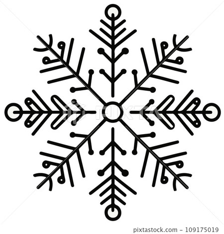 cartoon snowflake Christmas colorful ornaments icon. Winter event. Chrismas decorations. Happy new year. doodle elements. cartoon snowflake Christmas colorful ornaments icon. Winter event. Chrismas decorations. Happy new year. doodle elements. 109175019