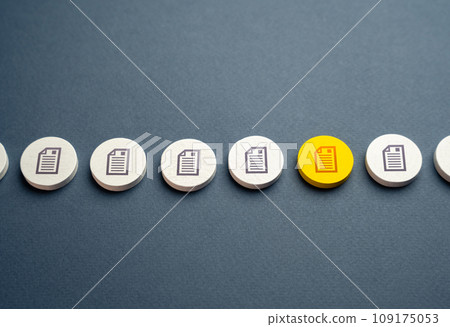 Documents and online registers. Registration and data search in archives. Digitalization of document flow. Bureaucracy. Authenticity check. List of required documents 109175053