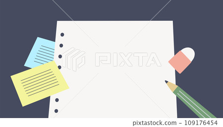 Featured images with notes and text space 109176454