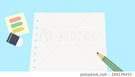 Featured images with notes and text space 109176455