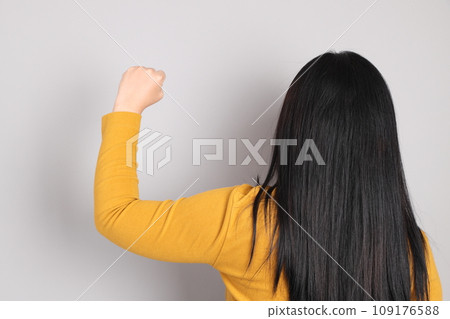 Woman Showing Hand 109176588