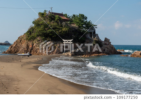 秋天的木乃壽神社和歐巴馬海岸 109177250