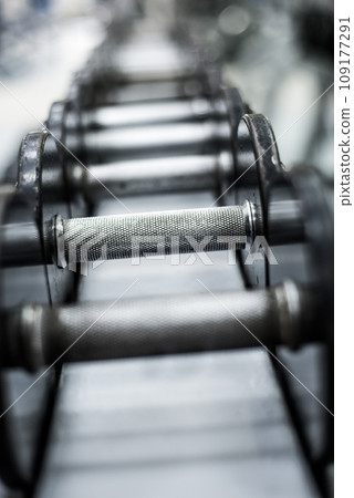 dumbbells dumbbells 109177291