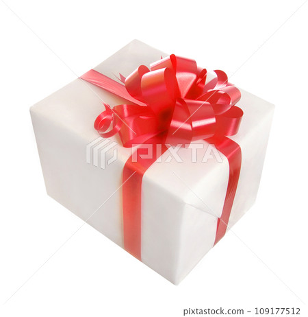 gift with red bow 109177512
