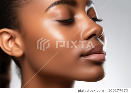 Woman with skin problems. AI-generated content Woman with skin problems. AI-generated content 109177673